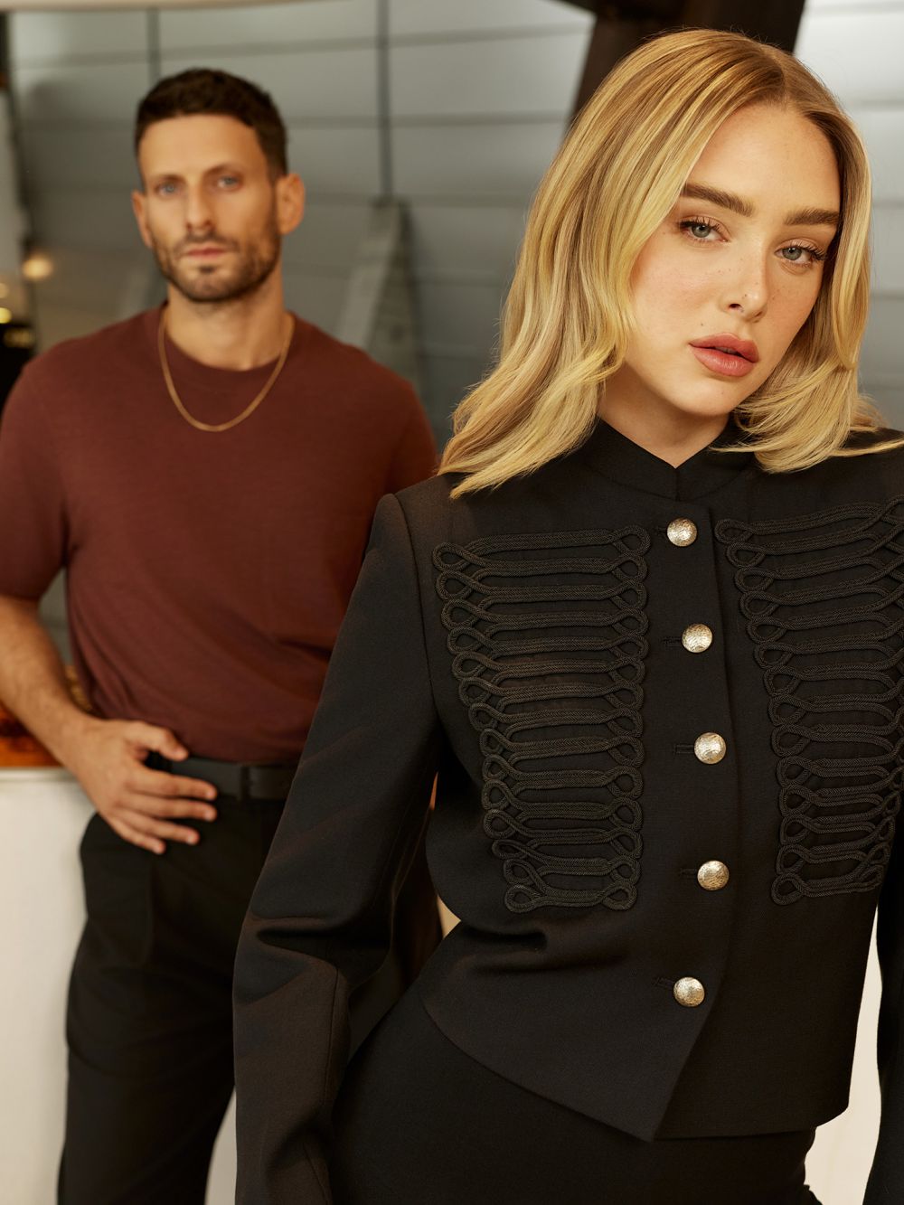 ז׳קט בסגנון צבאי