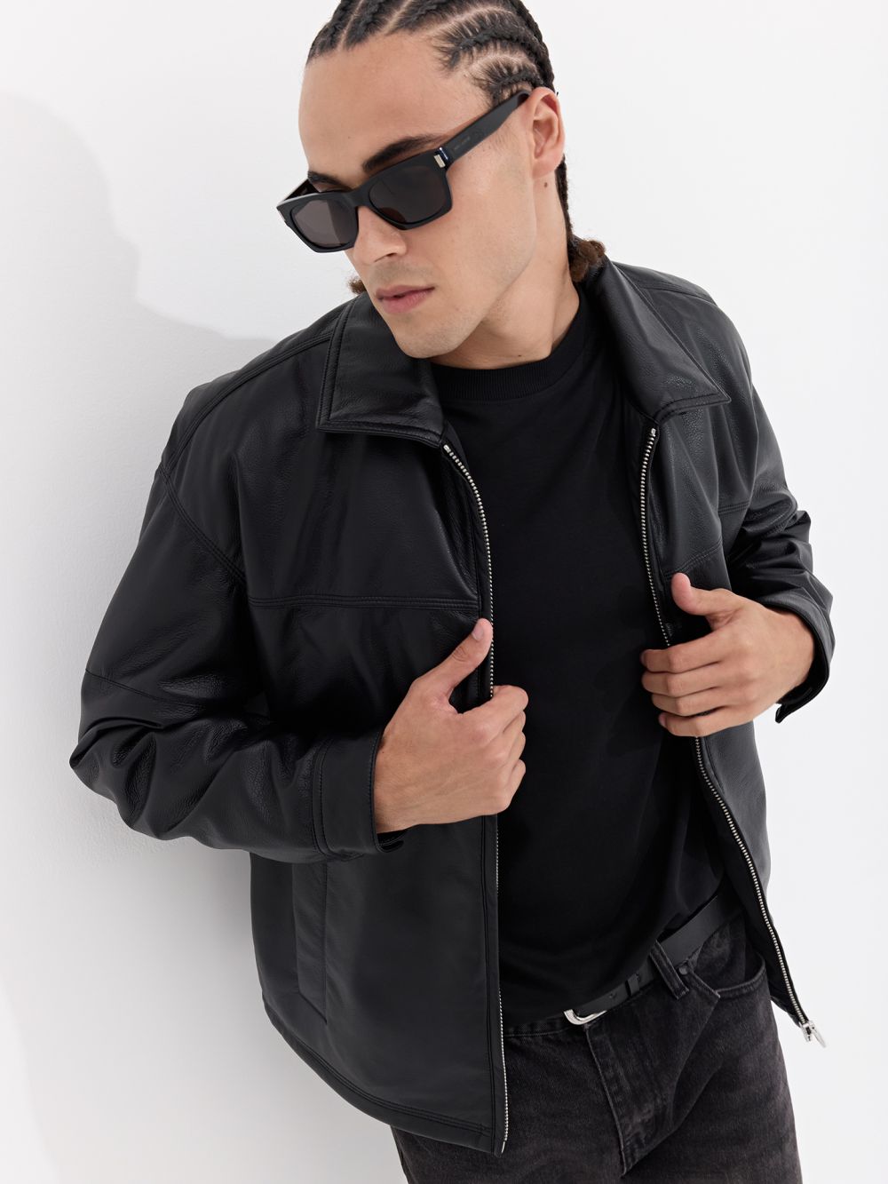 מעיל דמוי עור