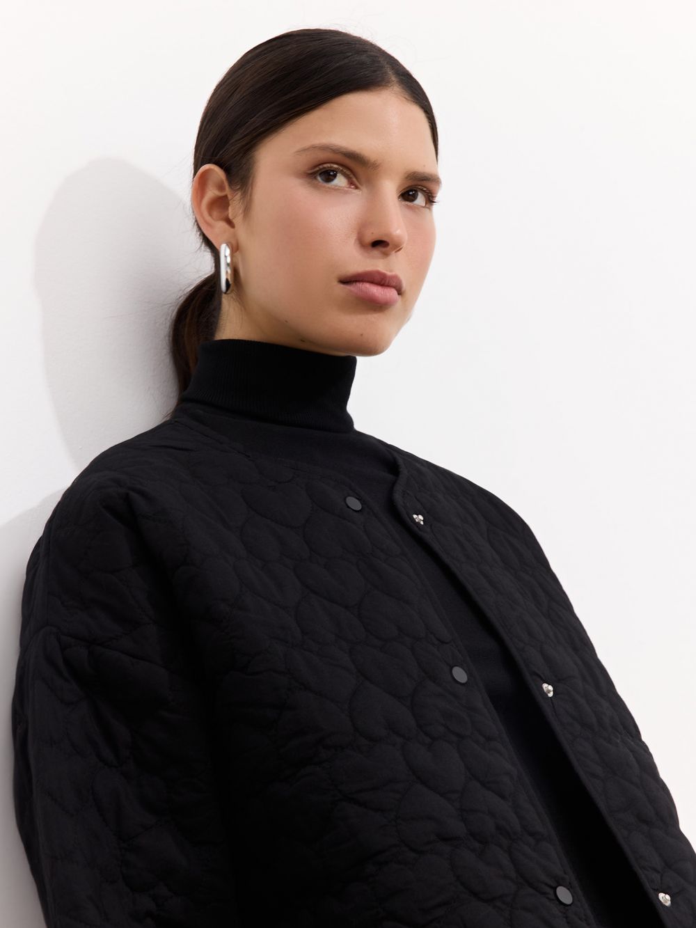 מעיל קווילט לבבות