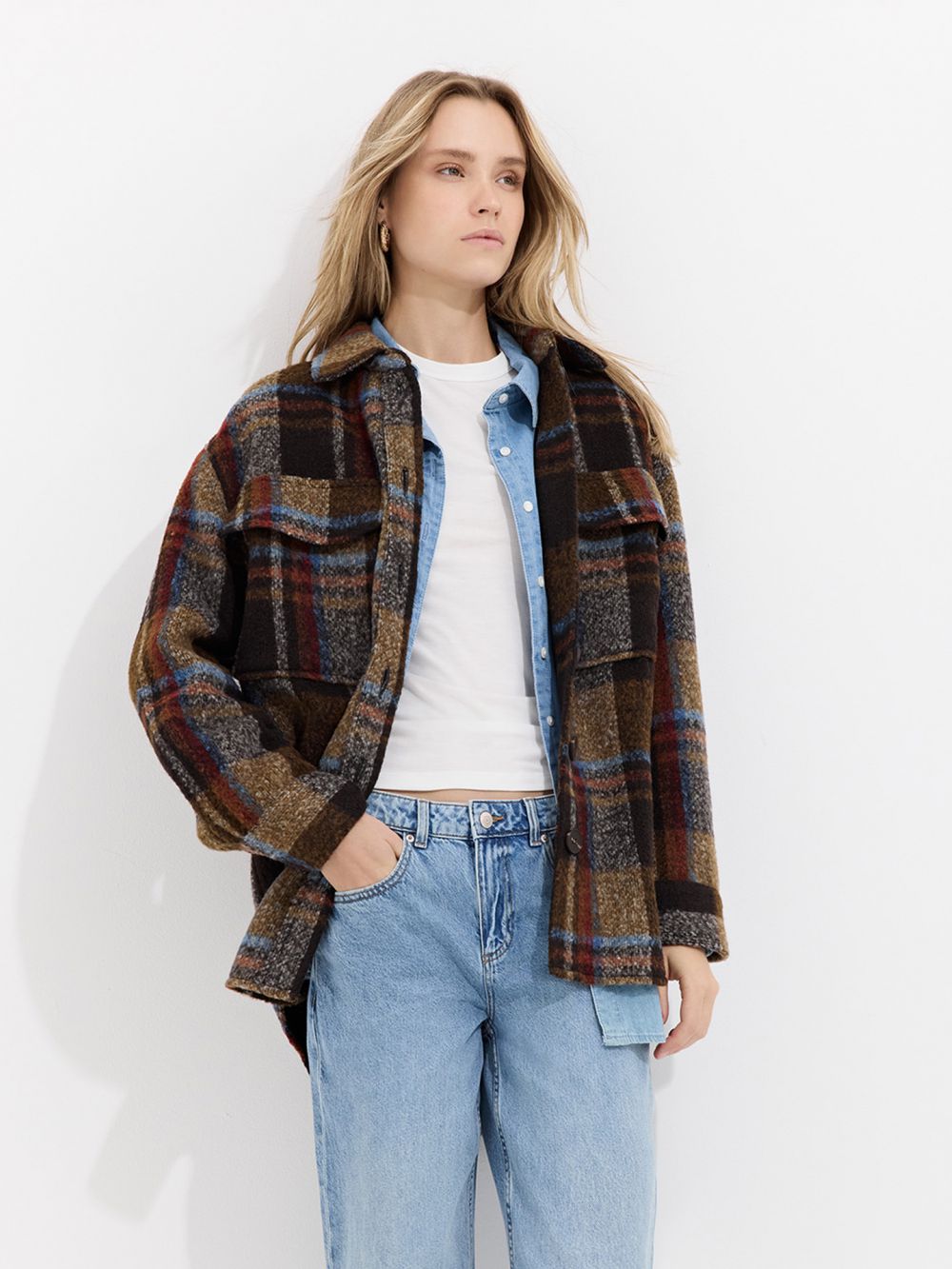 אוברשירט משבצות