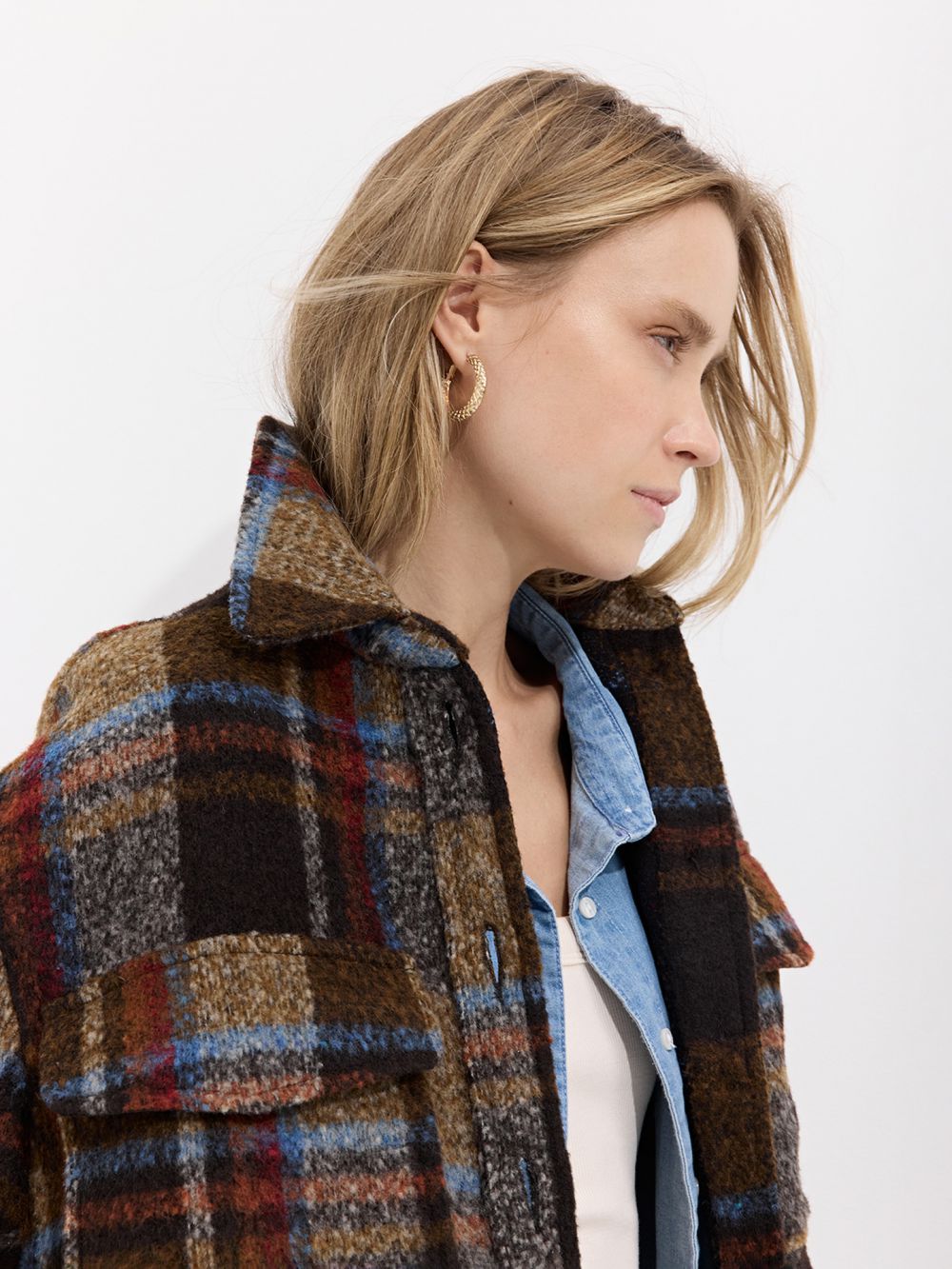 אוברשירט משבצות