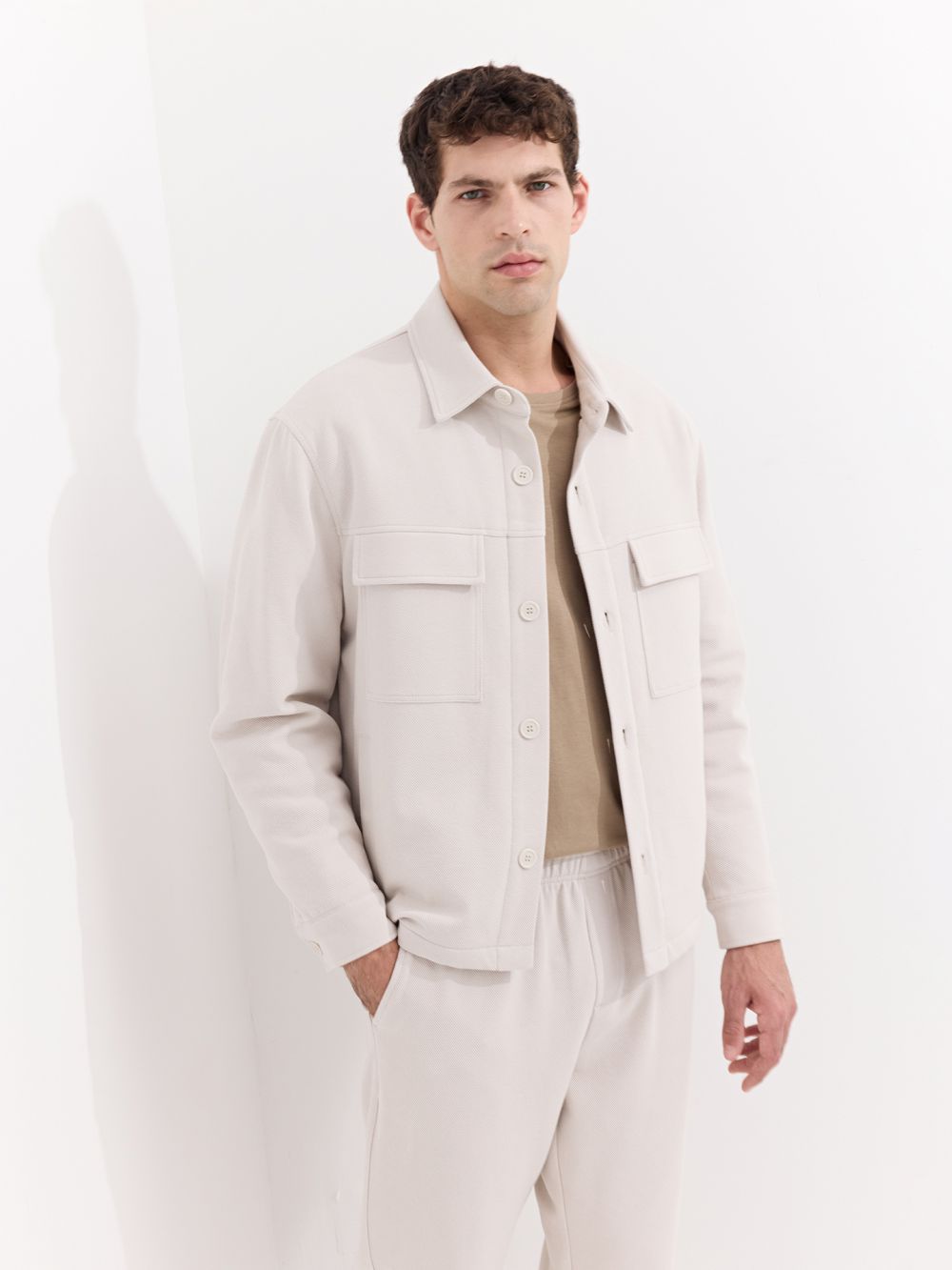 ג׳קט מבד טקסטורה