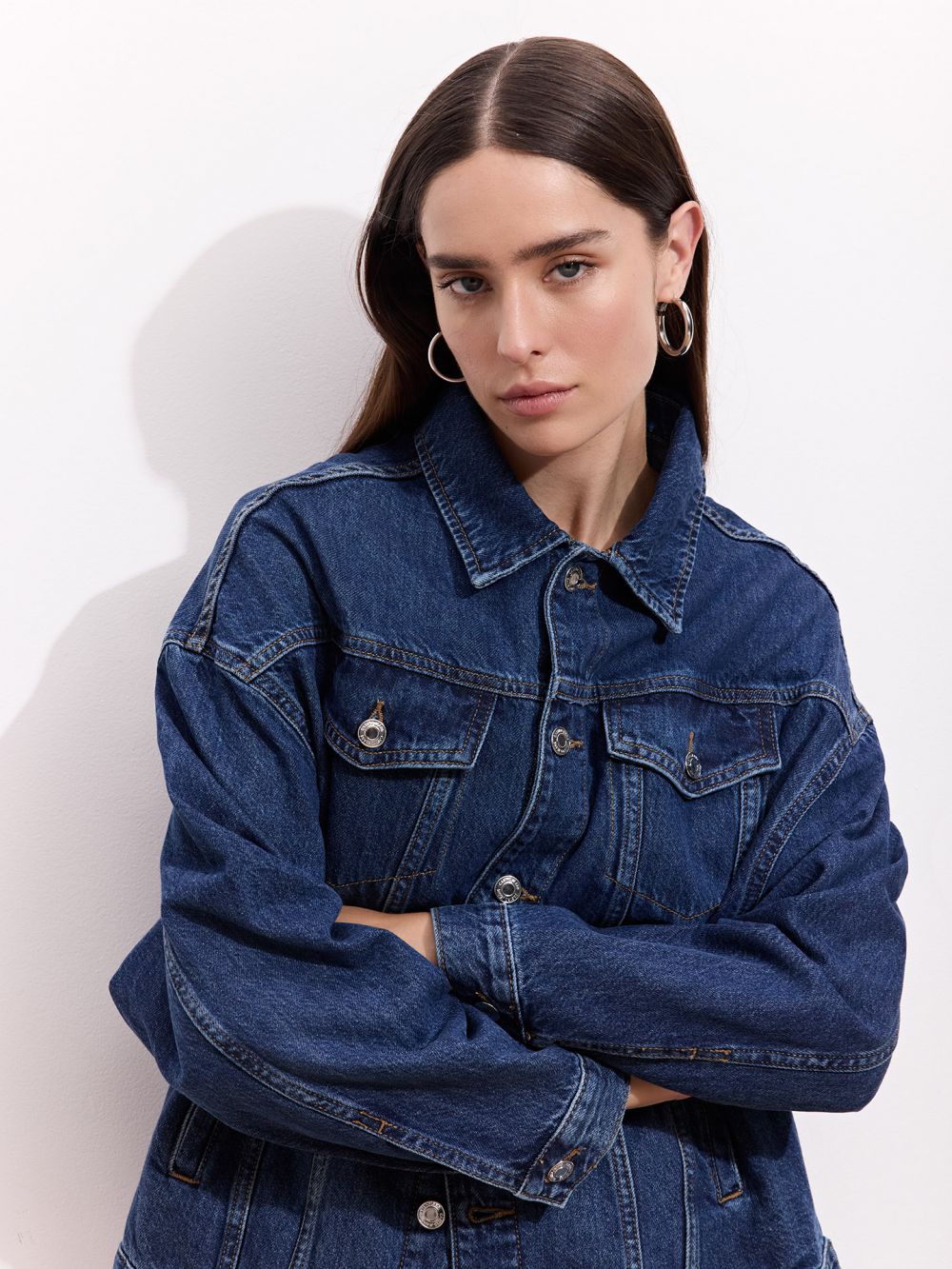 ג’קט ג’ינס אוברסייז