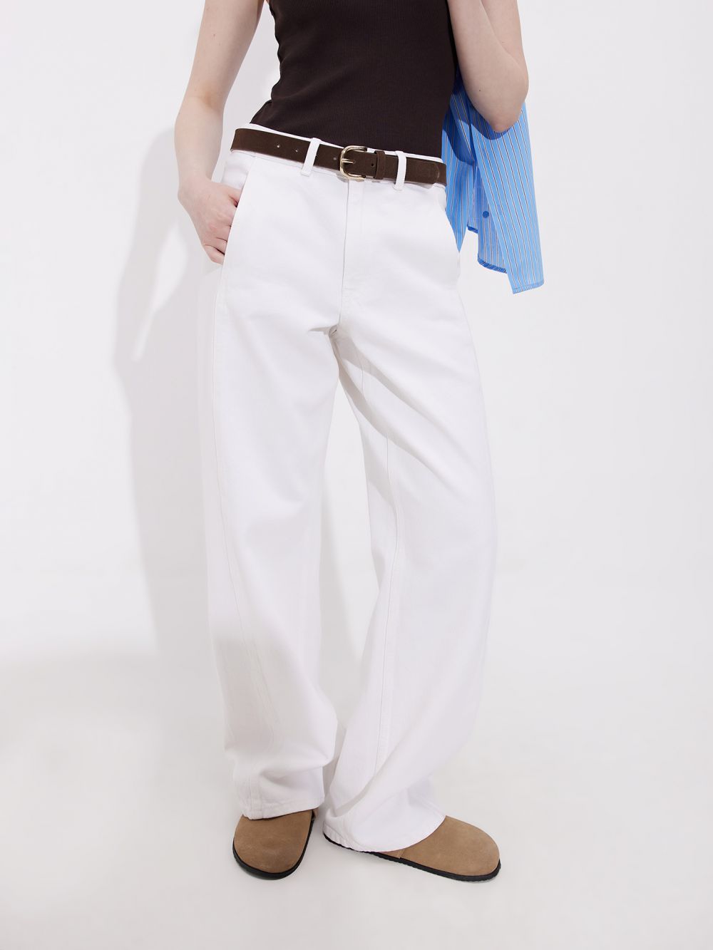 ג׳ינס STRAIGHT תיפורים