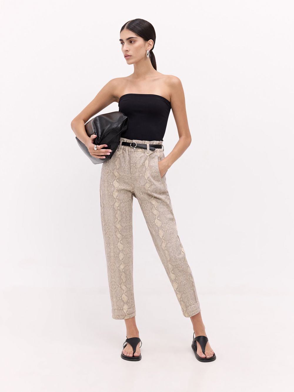 ג׳ינס BAGGY עם חגורה