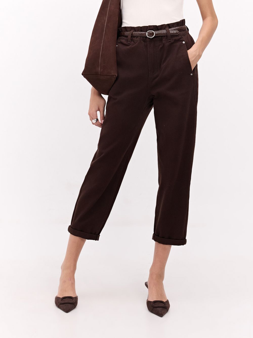 ג׳ינס BAGGY עם חגורה