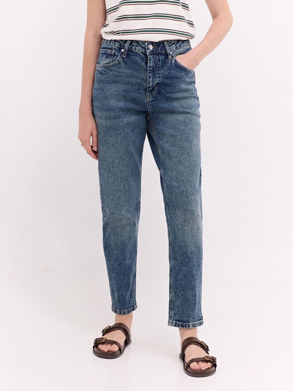 ג׳ינס COMFORT MOM שטוף
