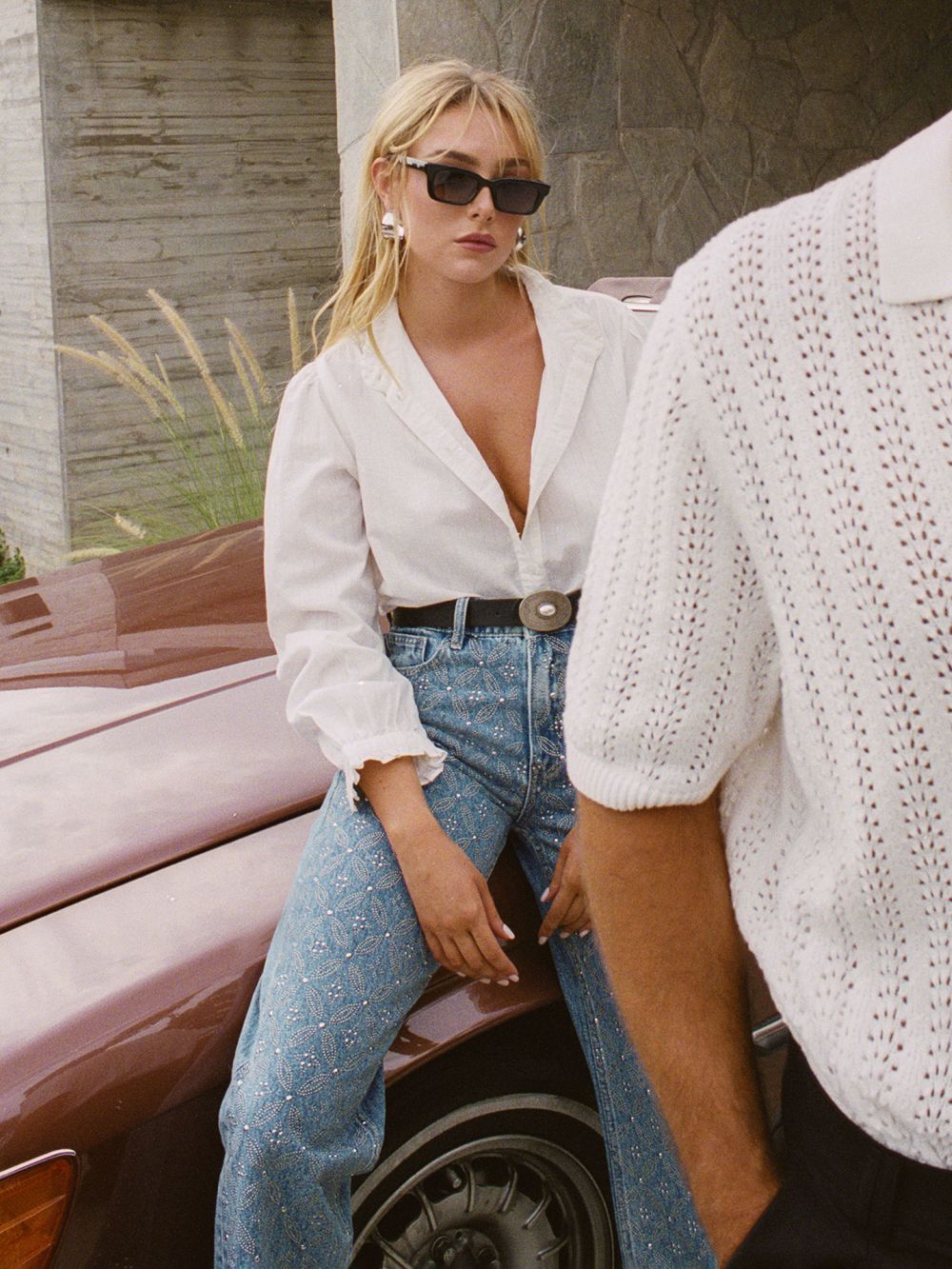 ג’ינס STRAIGHT מעוטר