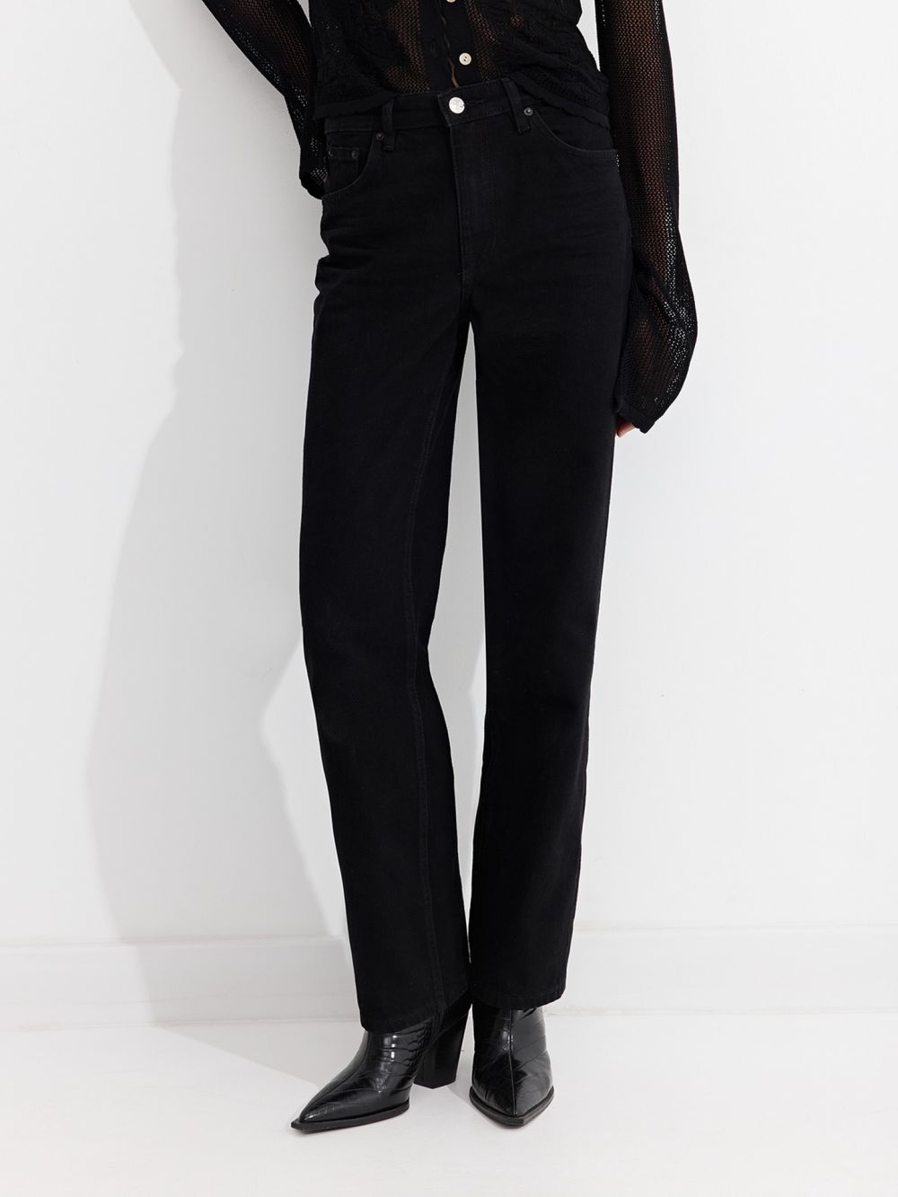 ג’ינס STRAIGHT בגזרה גבוהה