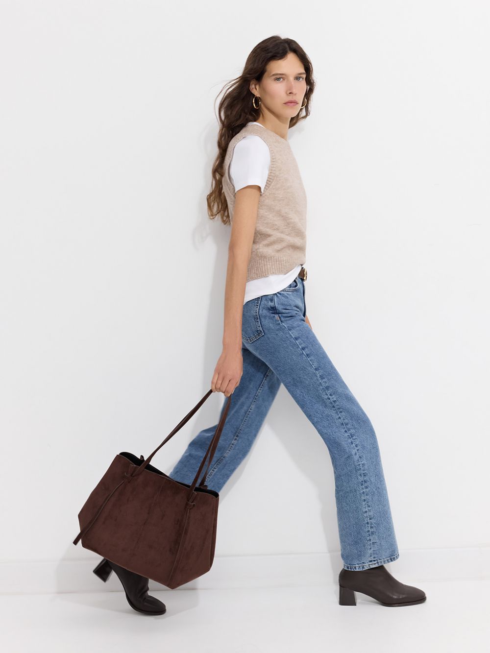 ג’ינס STRAIGHT בגזרה גבוהה