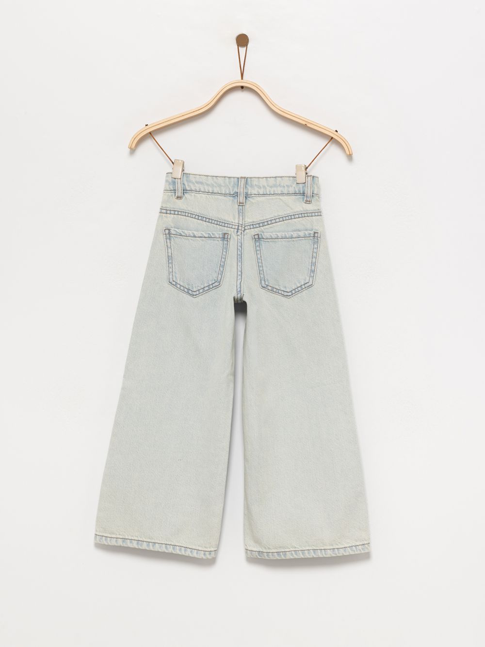 ג’ינס WIDE-LEG עם שרוך