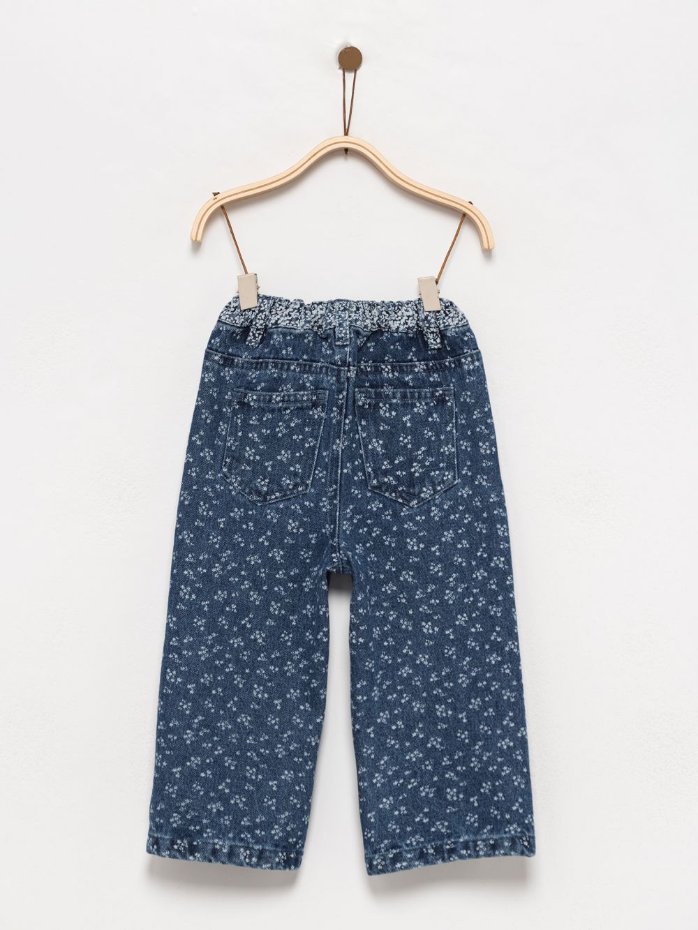 ג׳ינס WIDE-LEG פרחוני