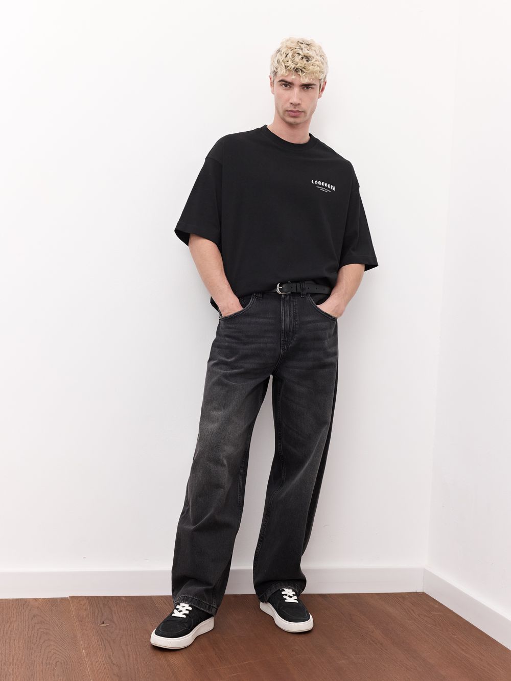 ג׳ינס BAGGY במראה משופשף