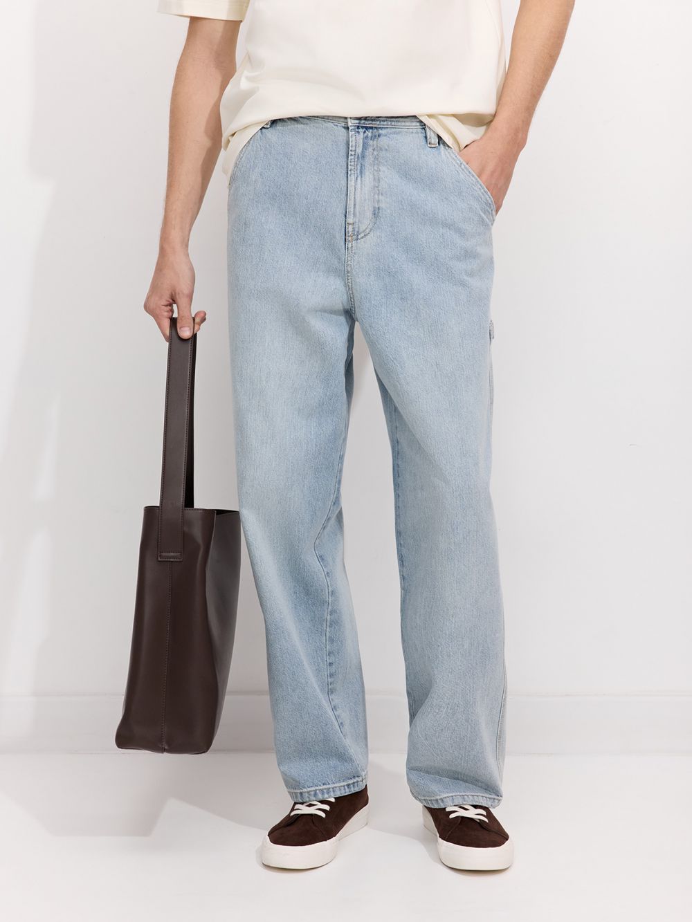 ג׳ינס carpenter גזרה משוחררת