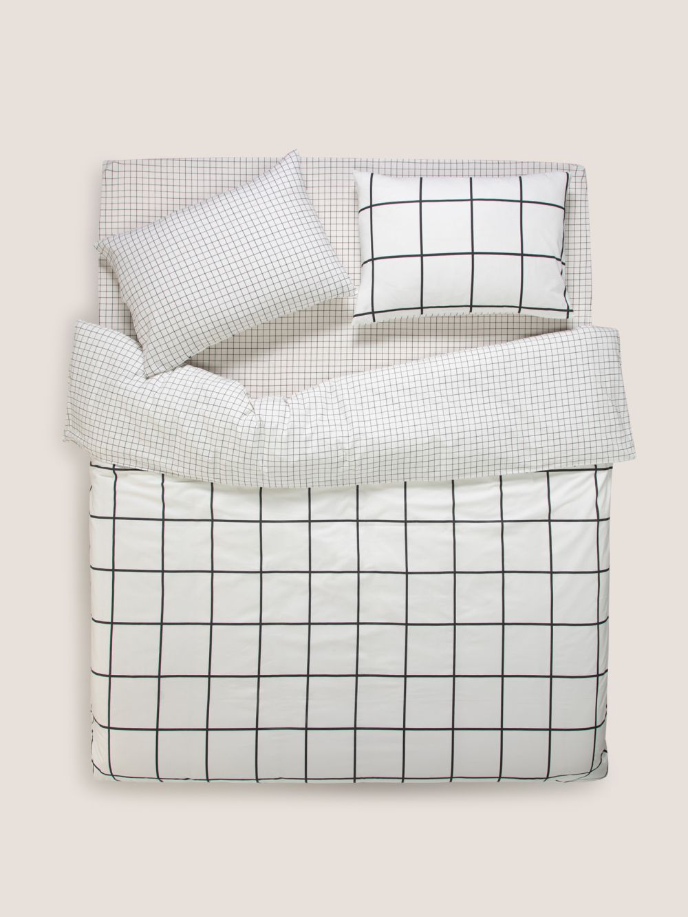 סט מצעים משבצות SQUARE