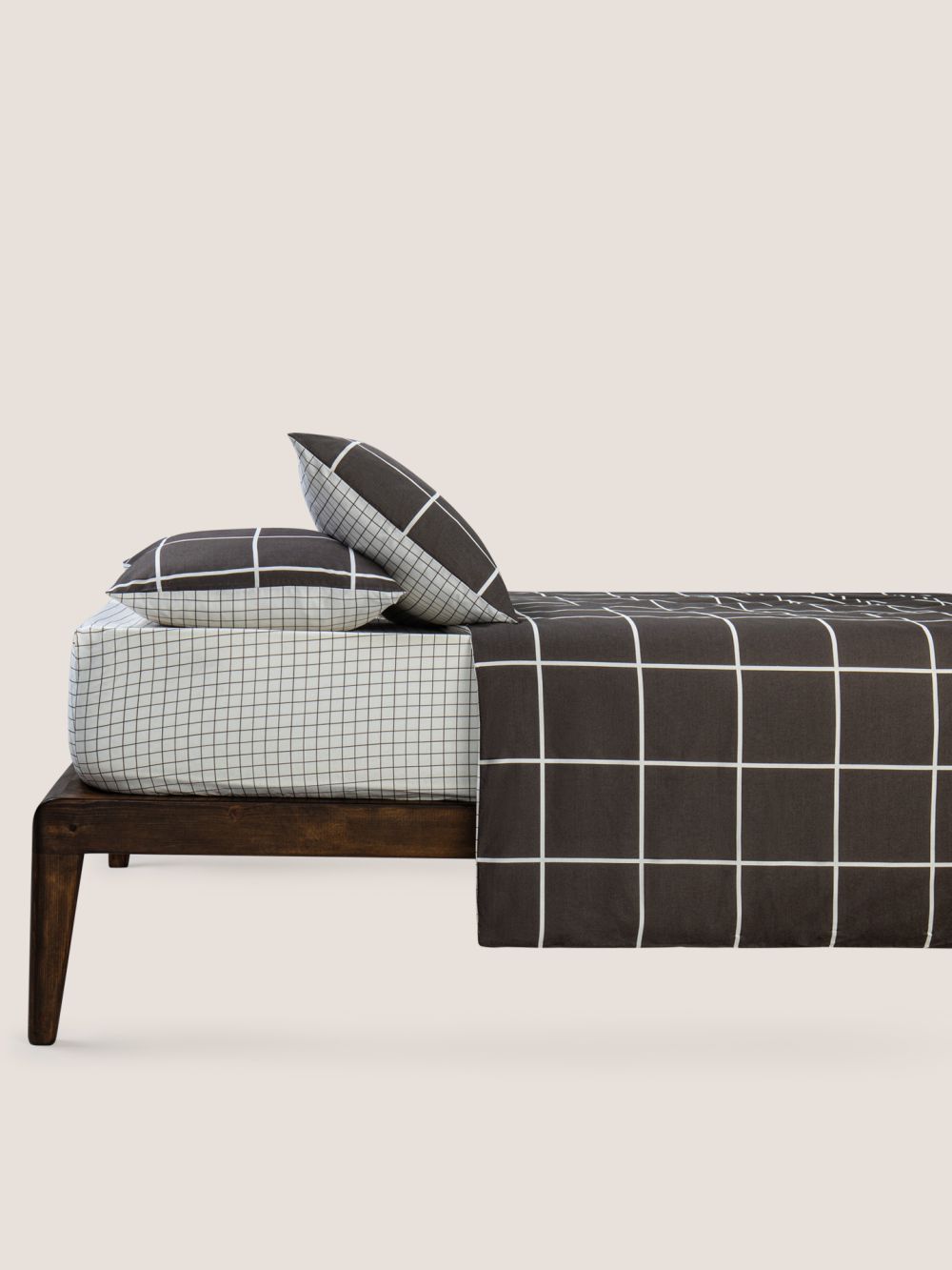 סט מצעים משבצות SQUARE