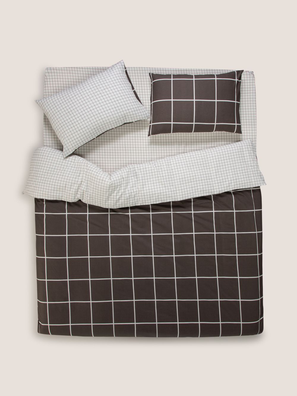 סט מצעים משבצות SQUARE