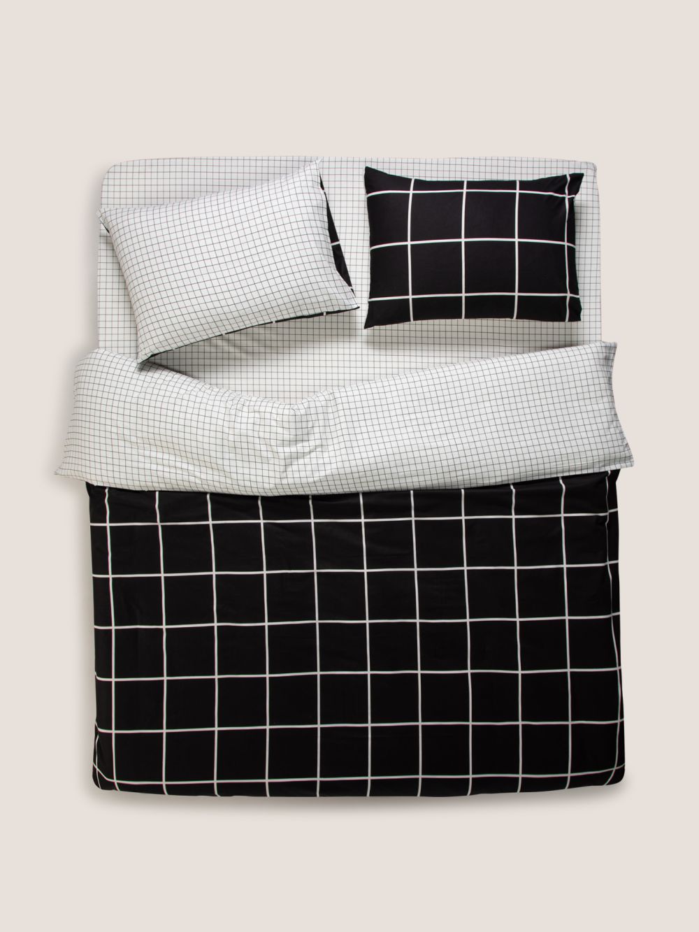 סט מצעים משבצות SQUARE