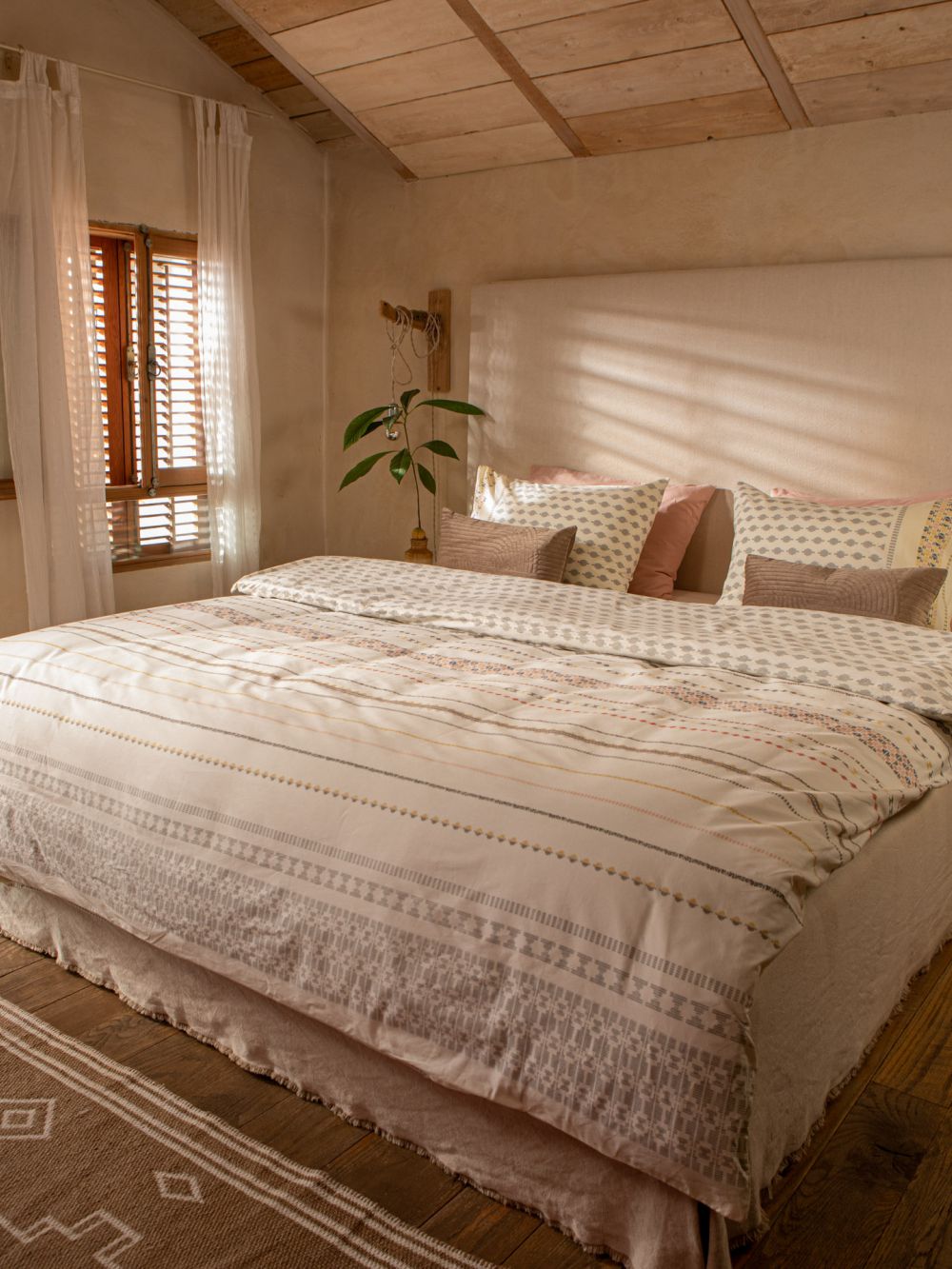 סט מצעים פרקל אתני