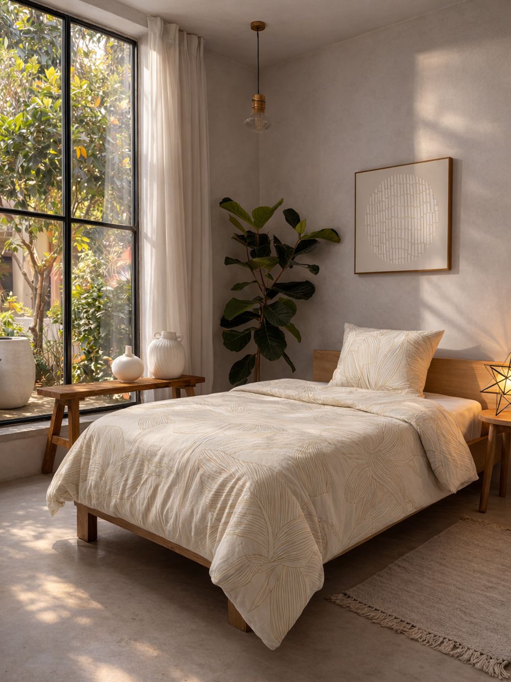 סט מצעים קירה 120x200 ס״מ 220TC