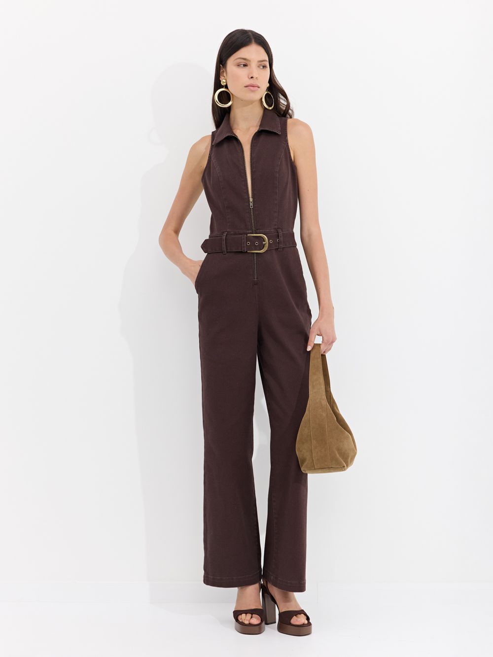 אוברול ג׳ינס בגזרת FLARE