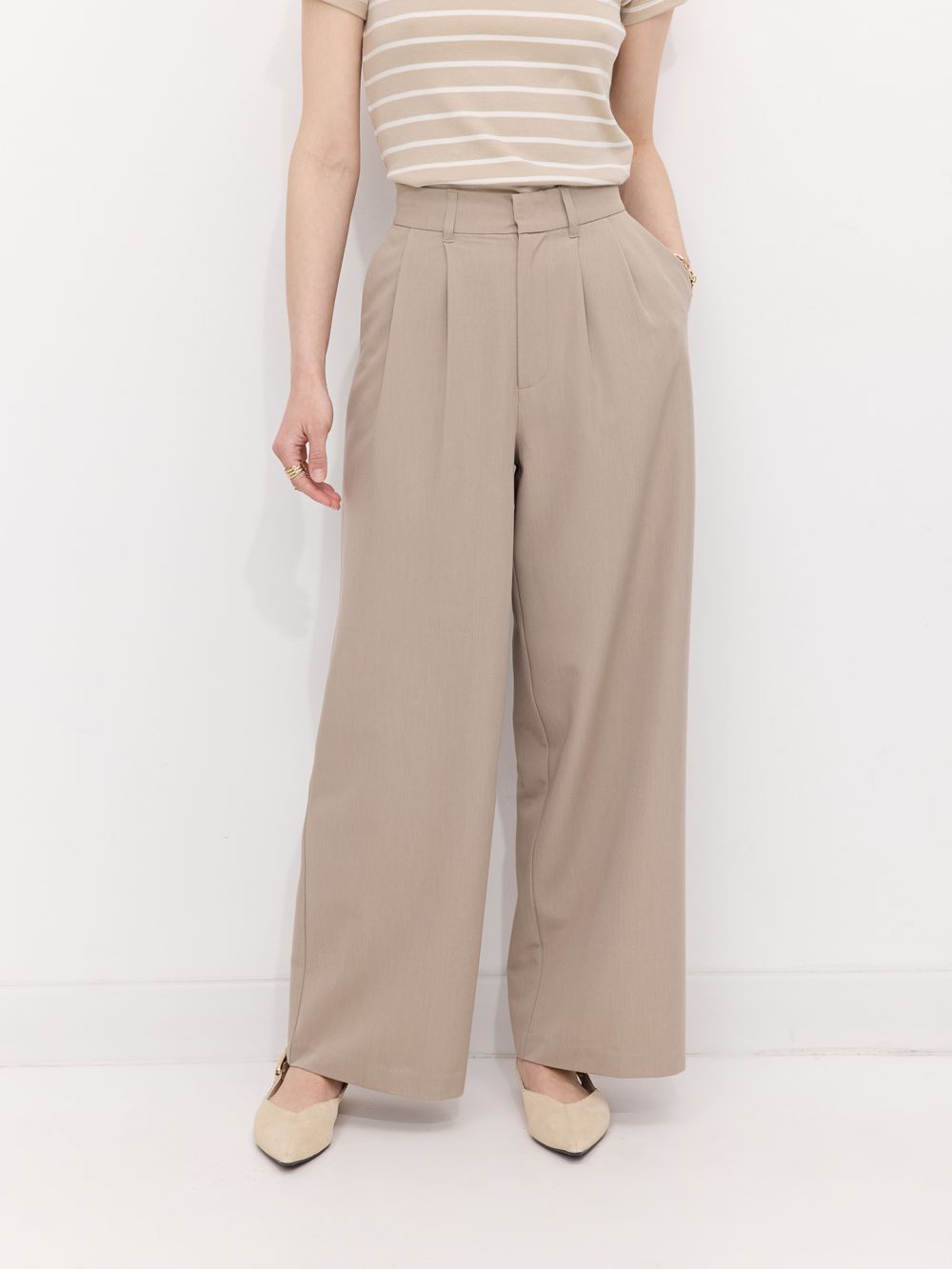 מכנסי קפלים מחוייטים