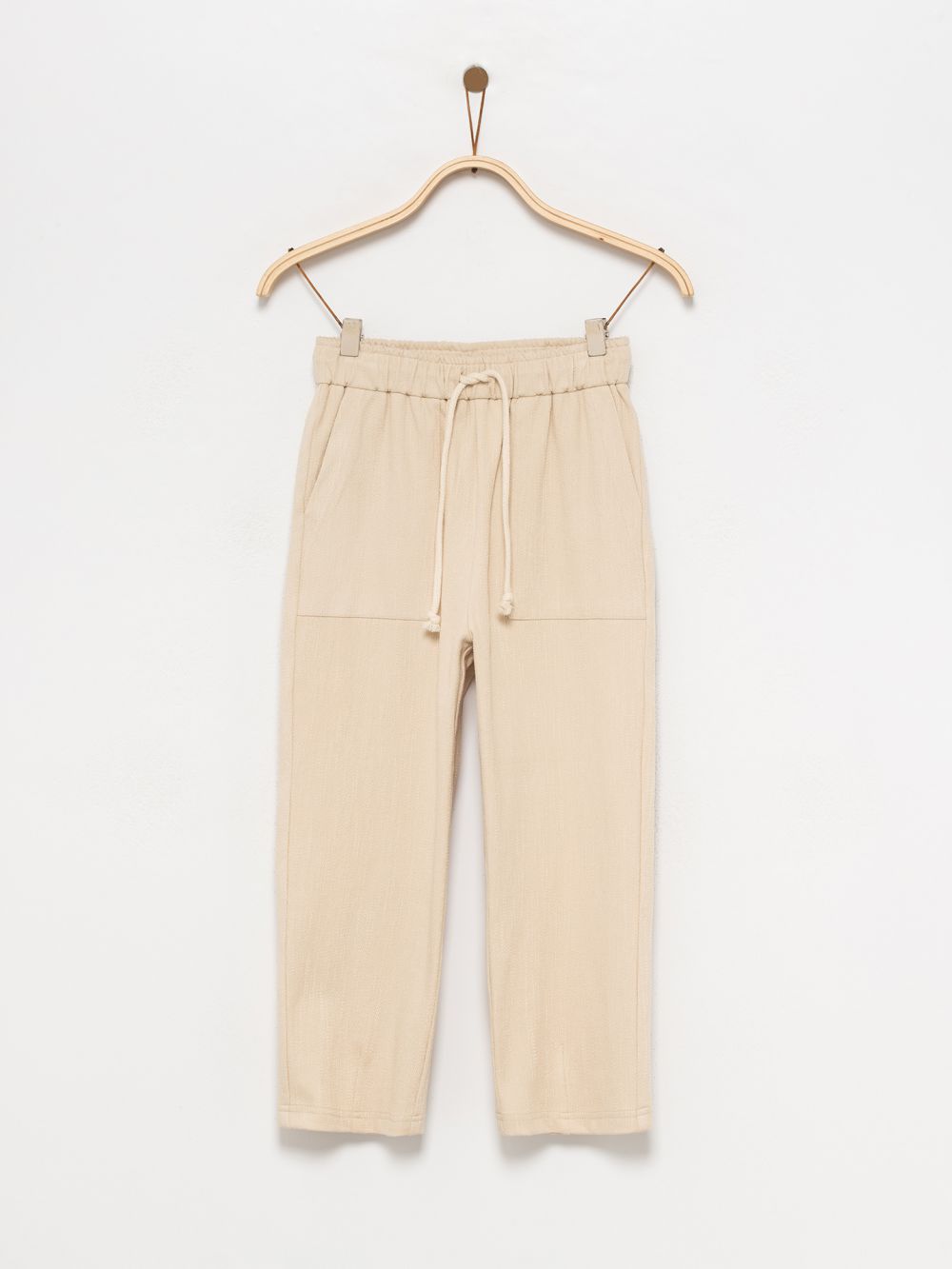 מכנסי טקסטורה ארוכים