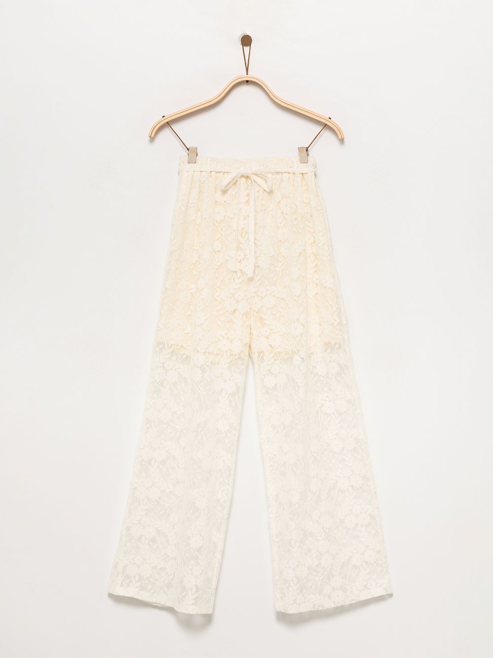 מכנסי תחרה ארוכים