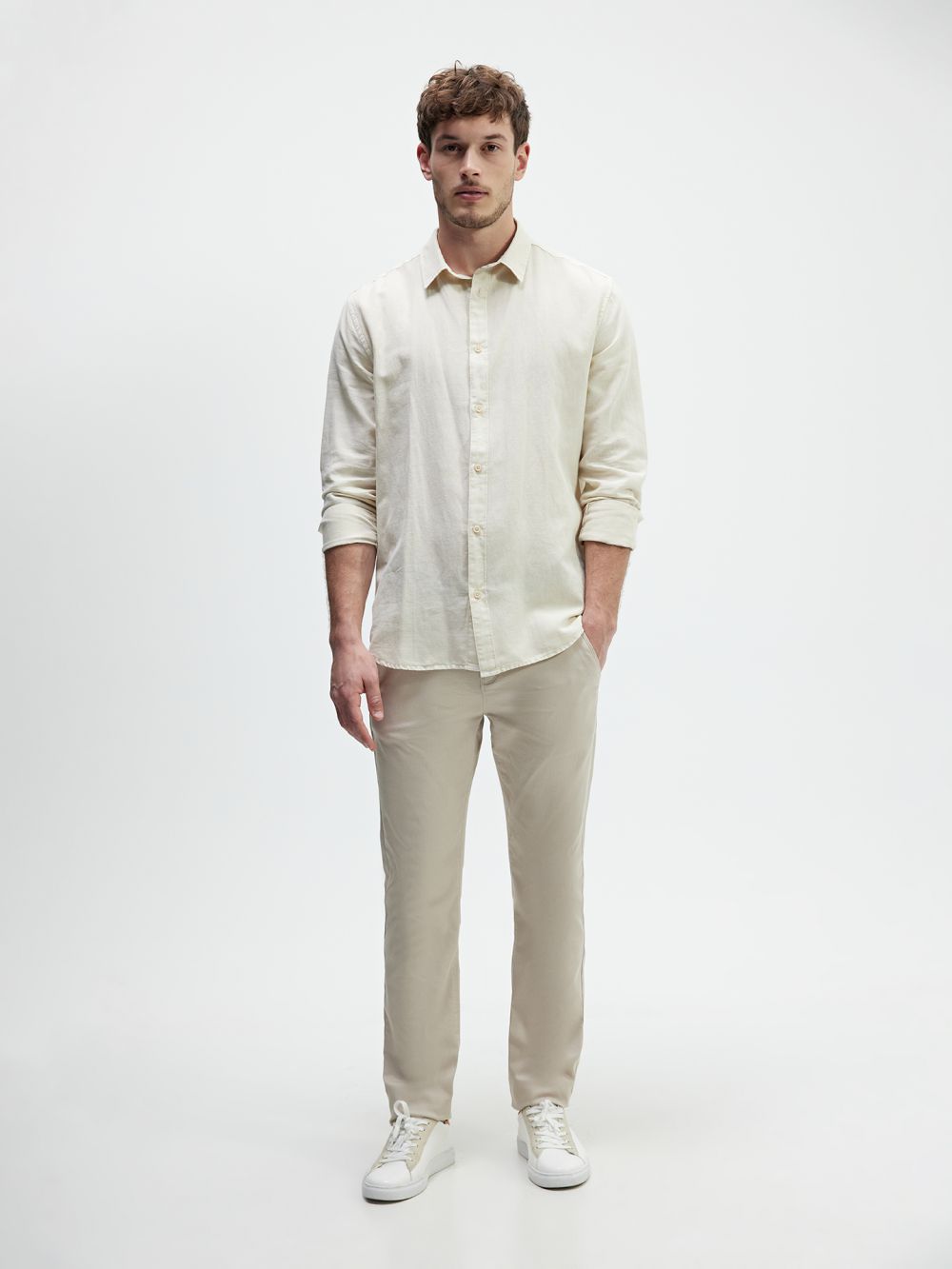 מכנסי super slim ארוכים