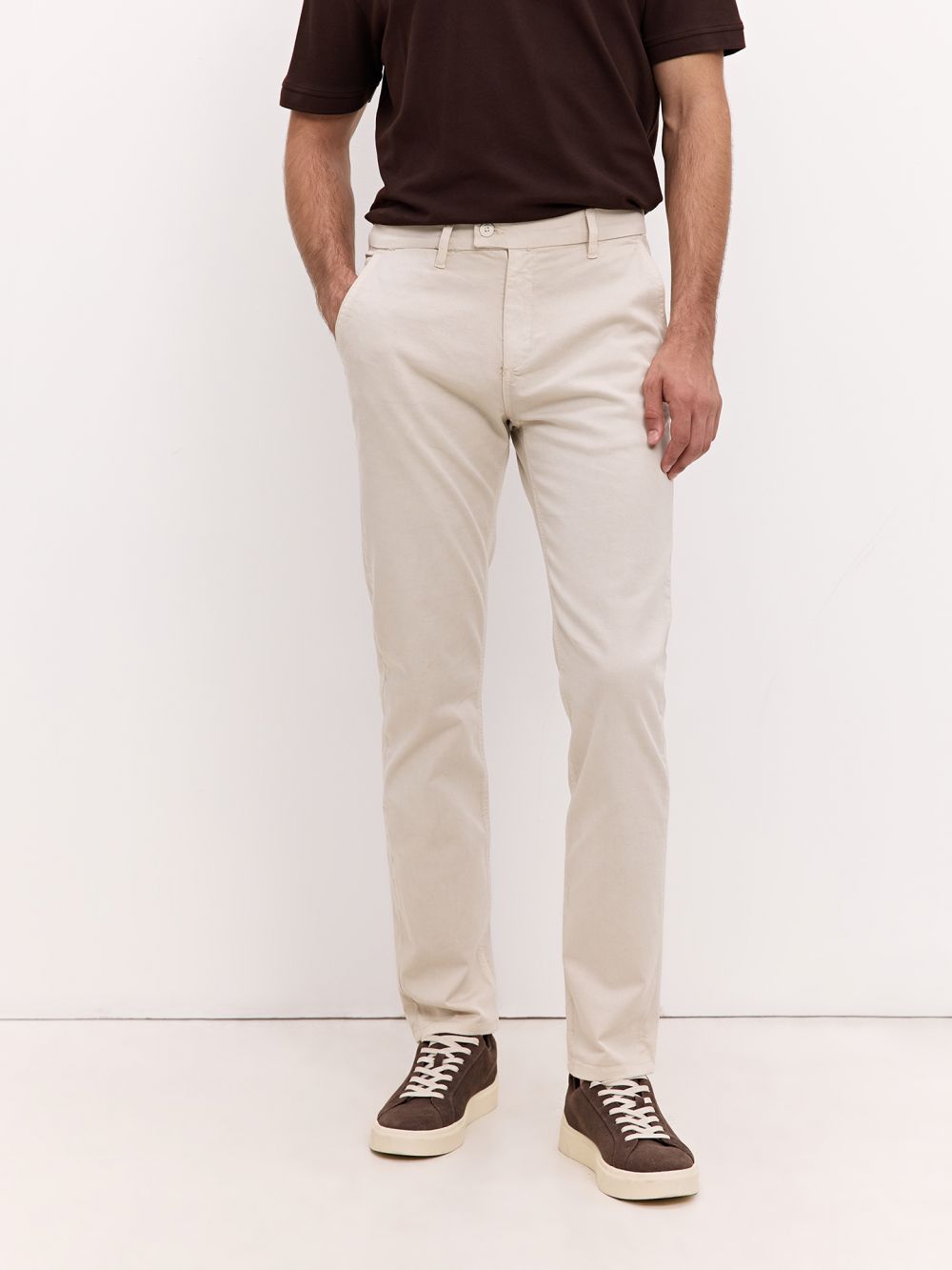 מכנסיים מחוייטים שטופים SLIM