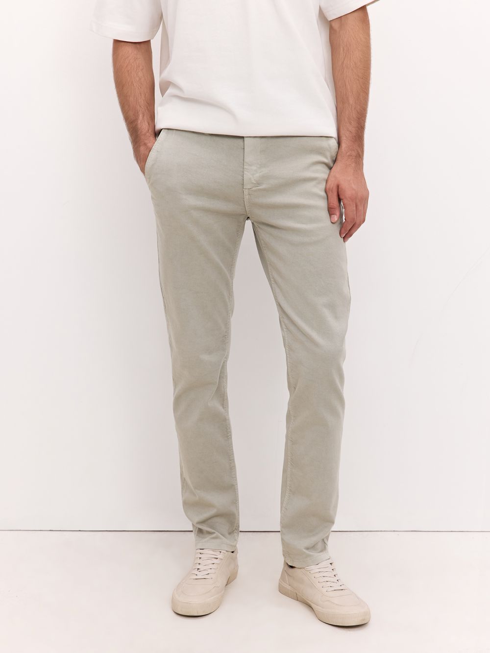 מכנסיים מחוייטים שטופים SLIM