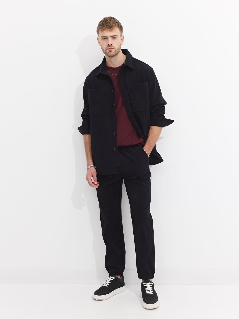 מכנסי JOGGER קורדרוי