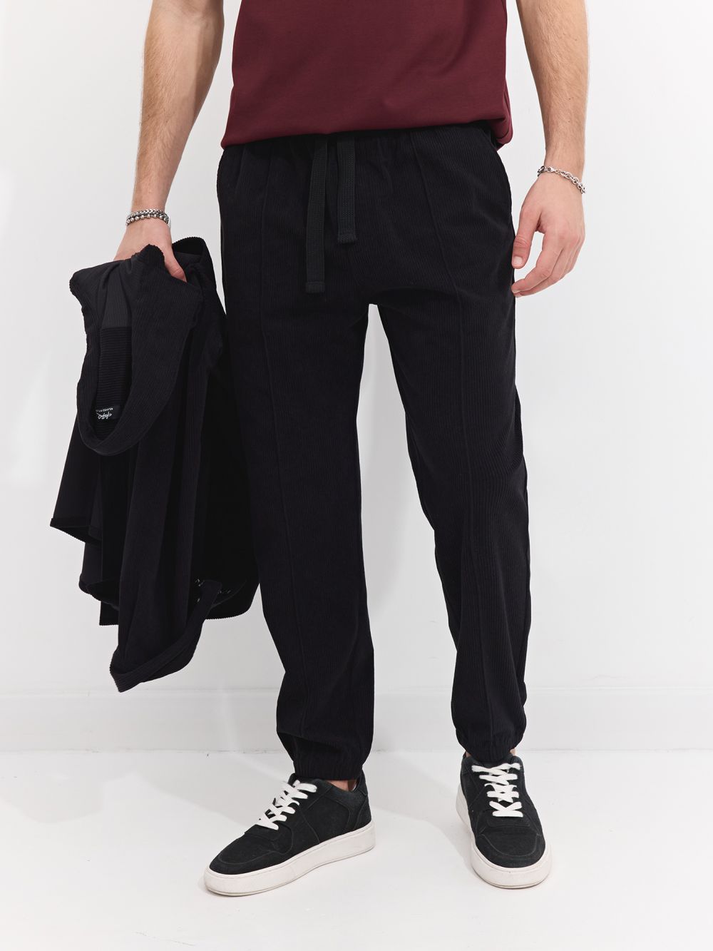 מכנסי JOGGER קורדרוי