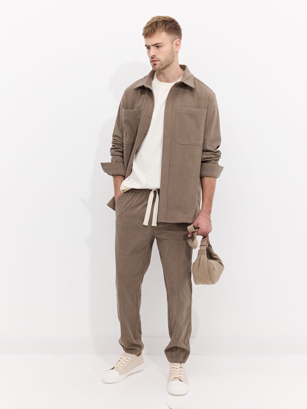 מכנסי JOGGER קורדרוי