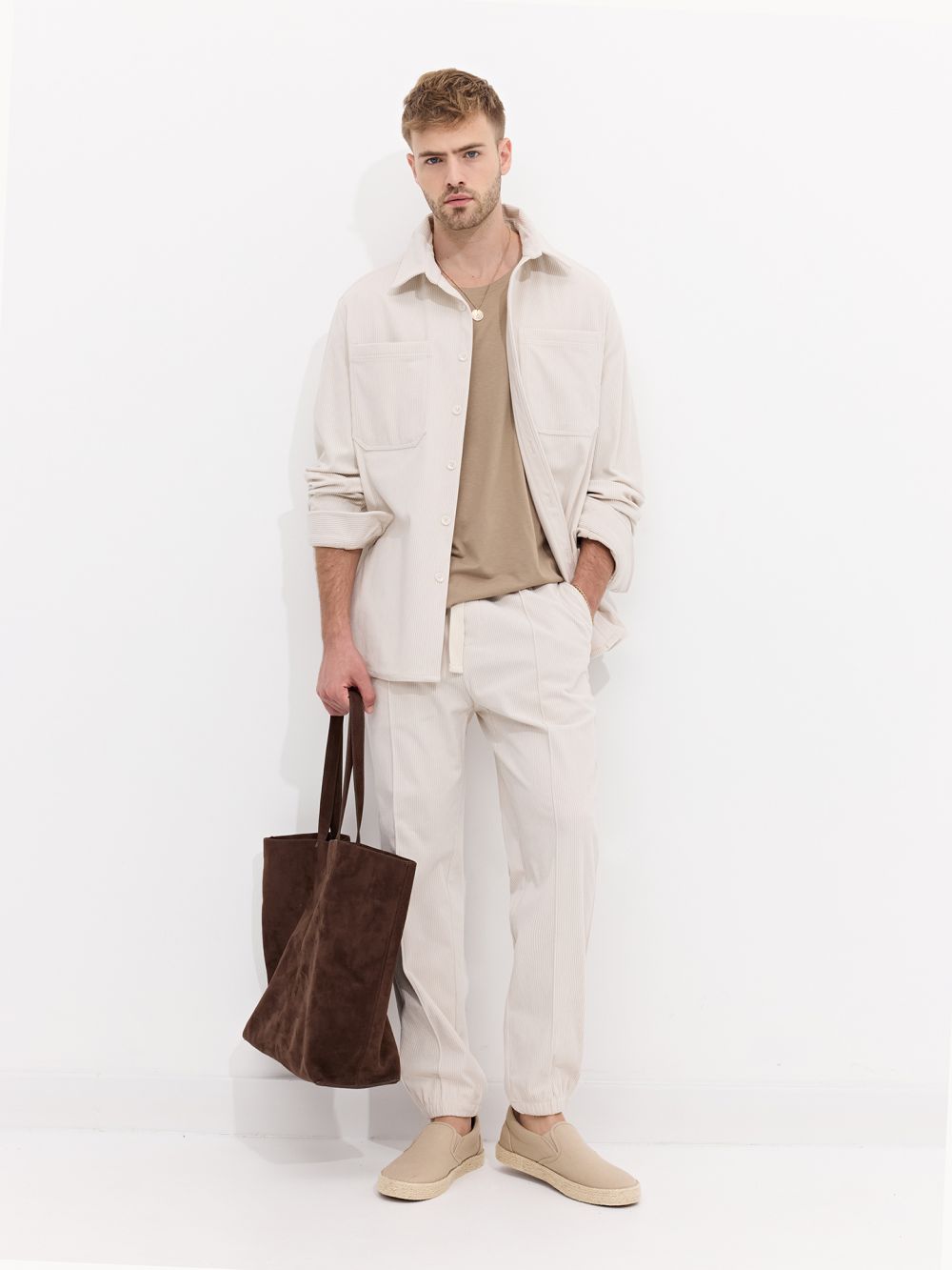 מכנסי JOGGER קורדרוי