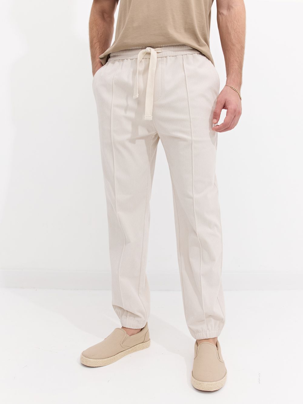 מכנסי JOGGER קורדרוי