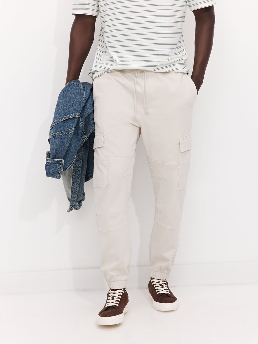 מכנסי JOGGER ארוגים