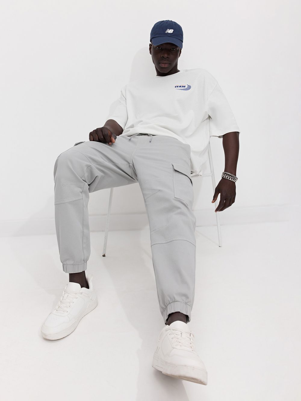 מכנסי JOGGER ארוגים