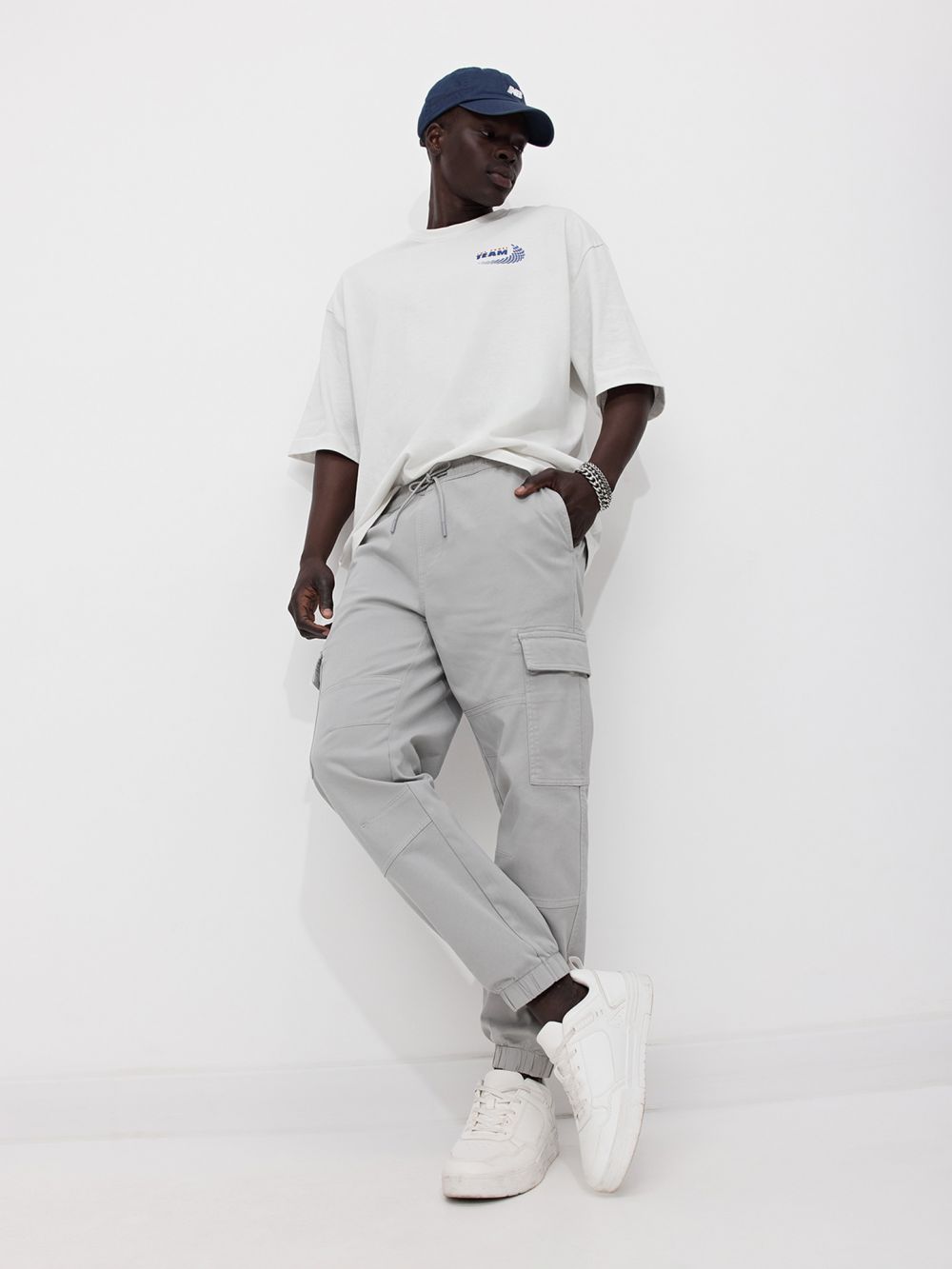 מכנסי JOGGER ארוגים