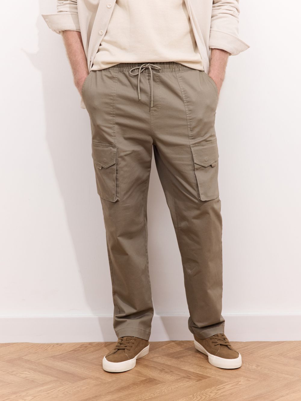 מכנסי אריג CARGO