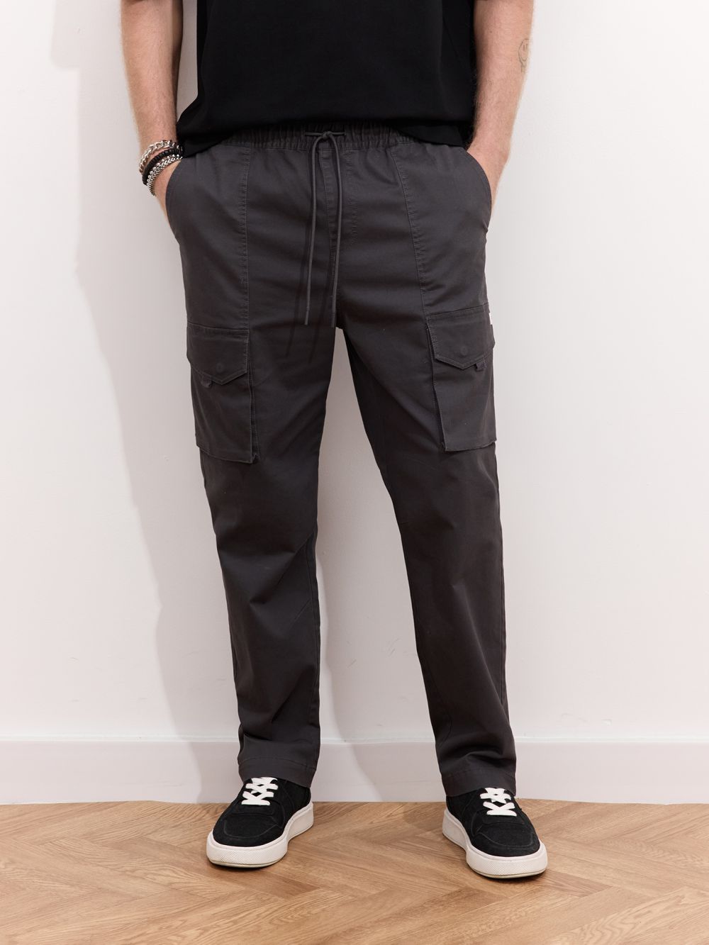 מכנסי אריג CARGO