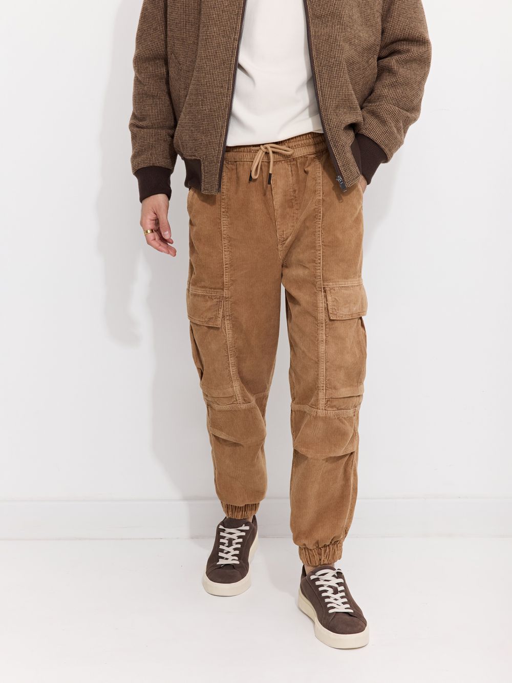 מכנסי JOGGER קורדרוי