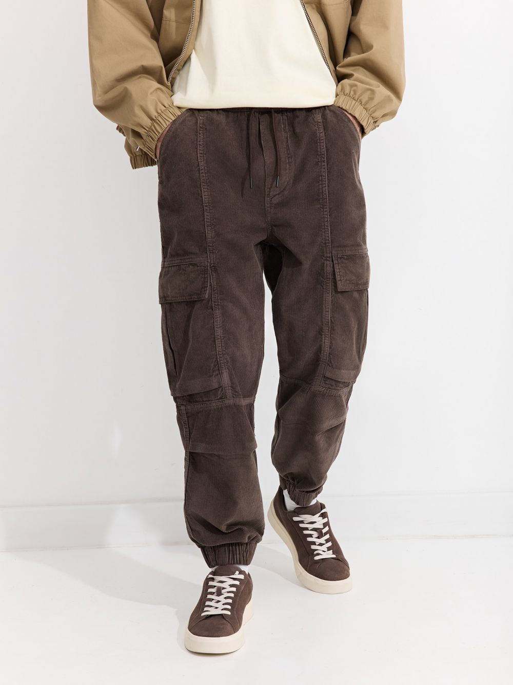 מכנסי JOGGER קורדרוי