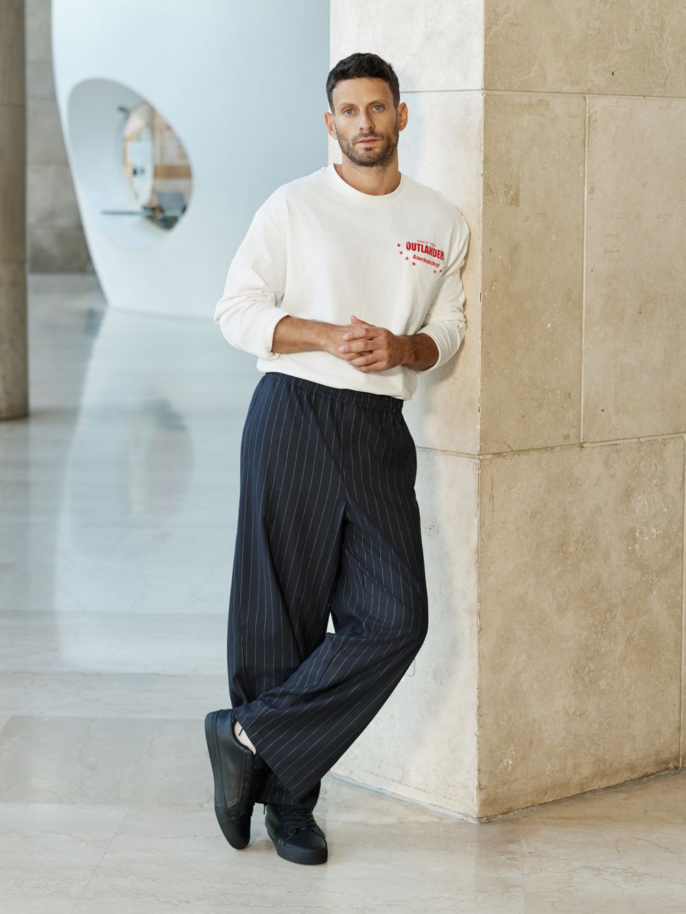 מכנסי פסים ארוכים