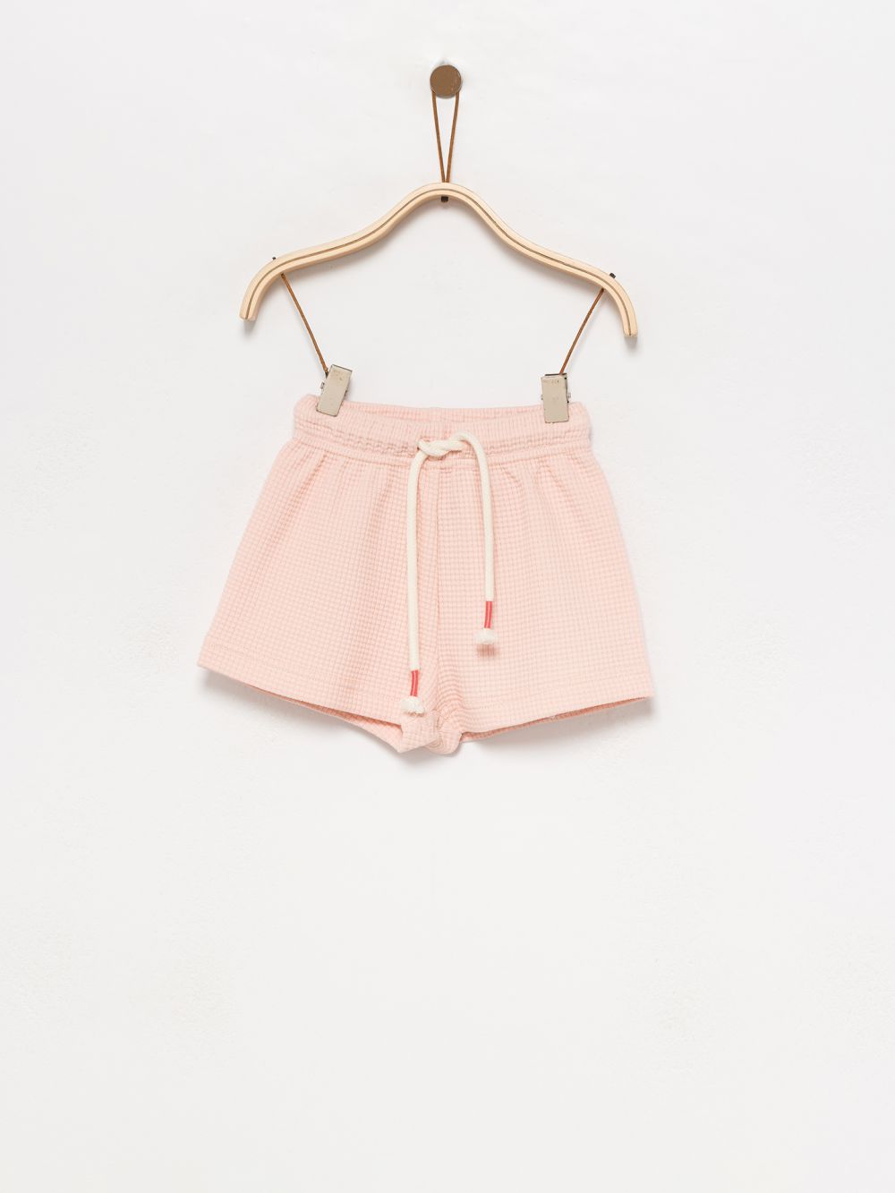 מכנסי שורט בד וופל