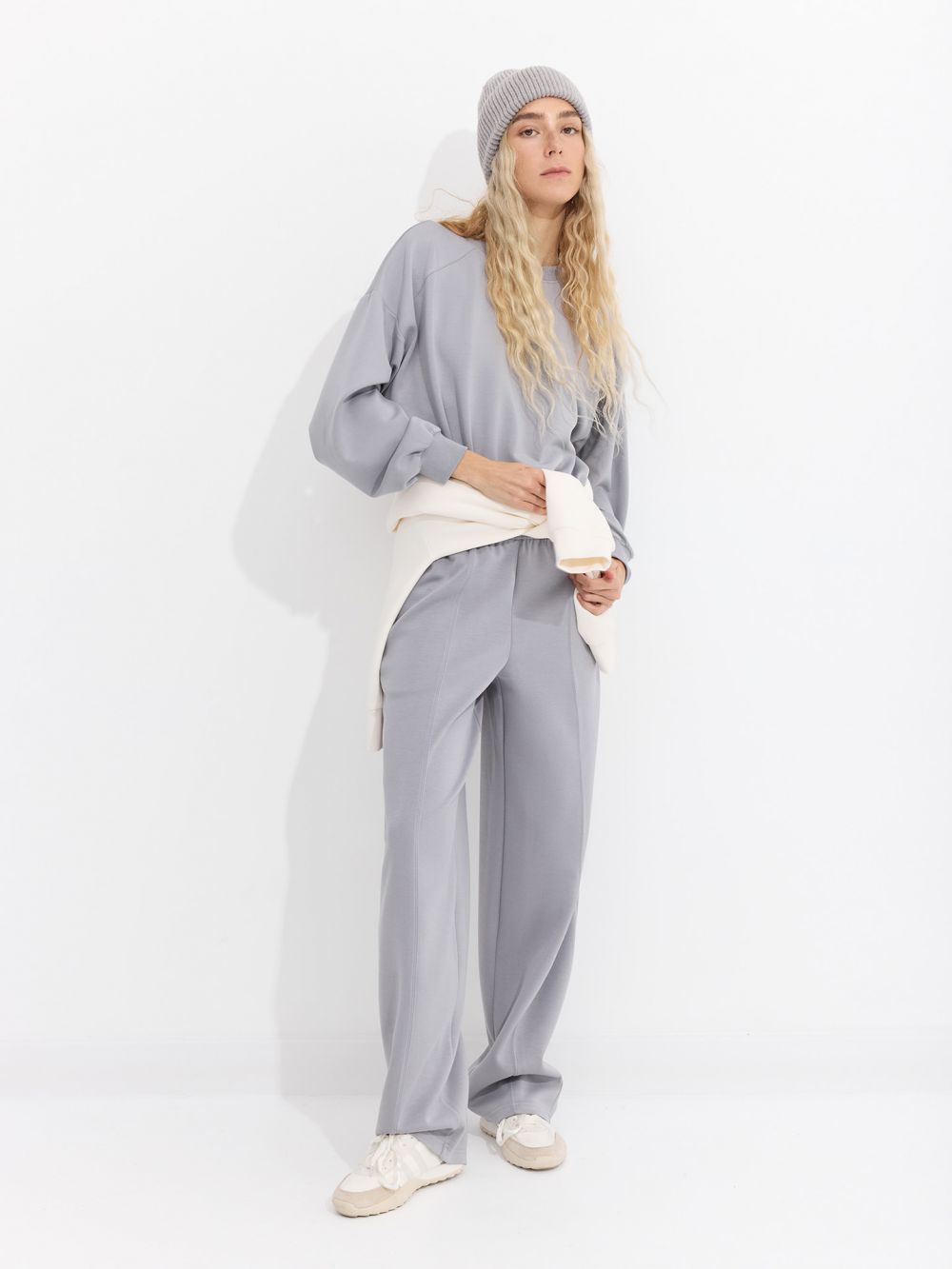 מכנסי אינטרלוק גזרת BALLOON