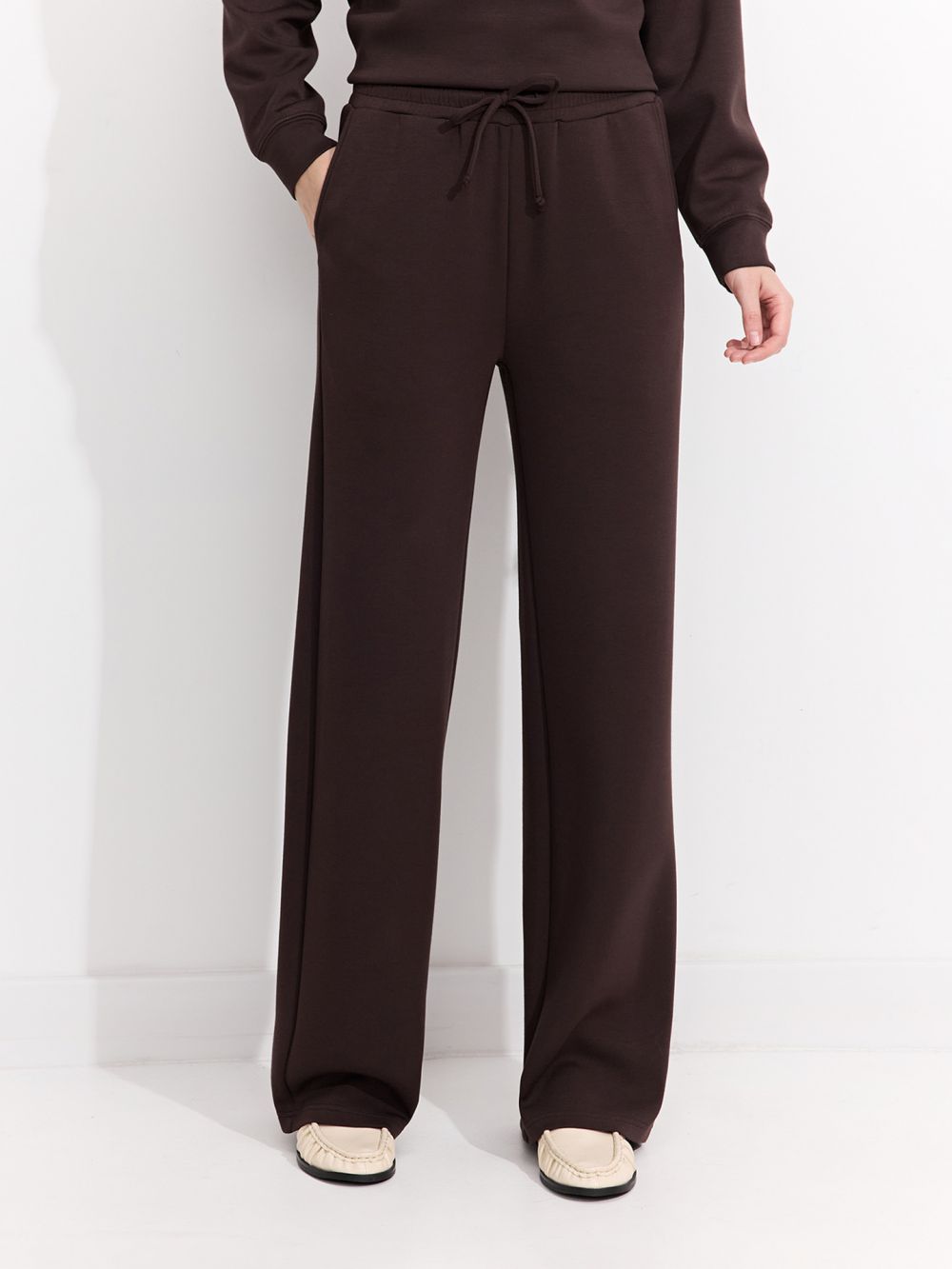 מכנסי אינטרלוק WIDE-LEG