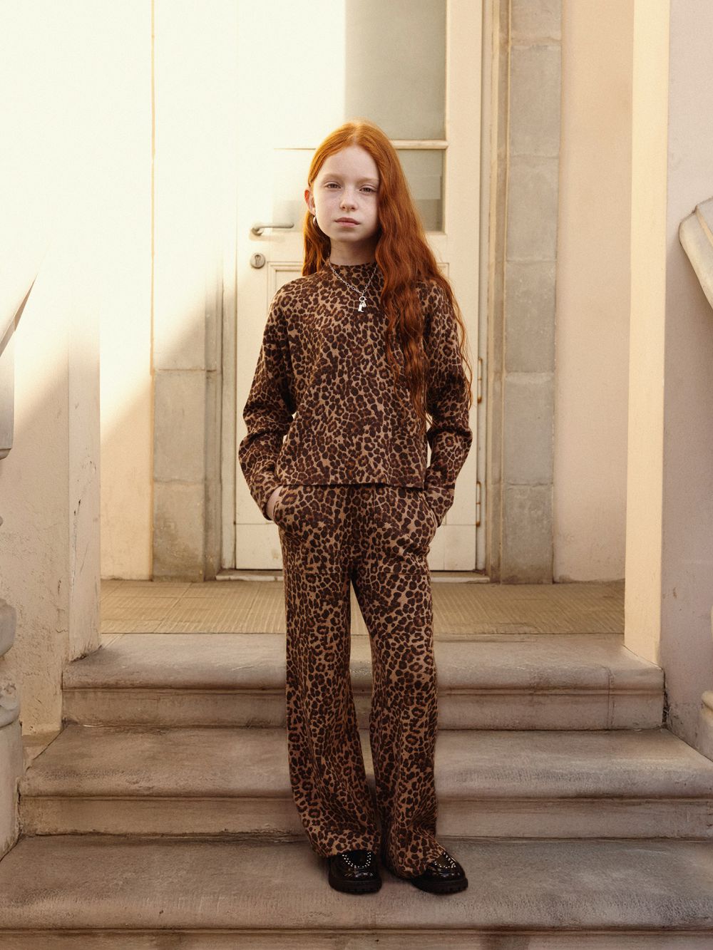 מכנסי סריג ארוכים