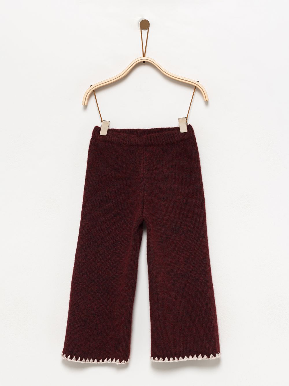 מכנסיים סרוגים WIDE-LEG