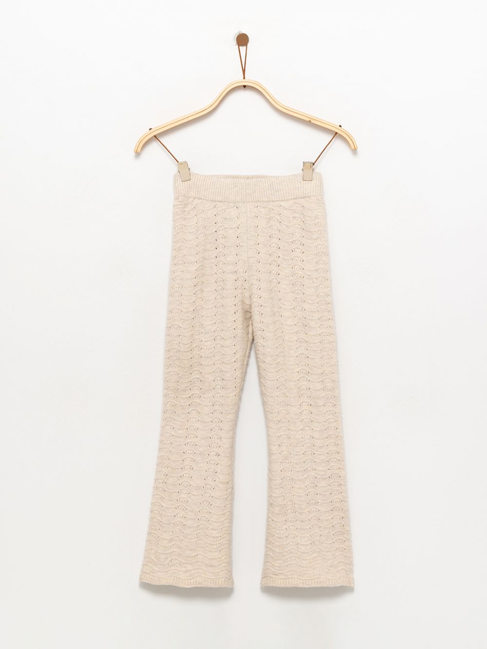 מכנסי סריג מתרחבים